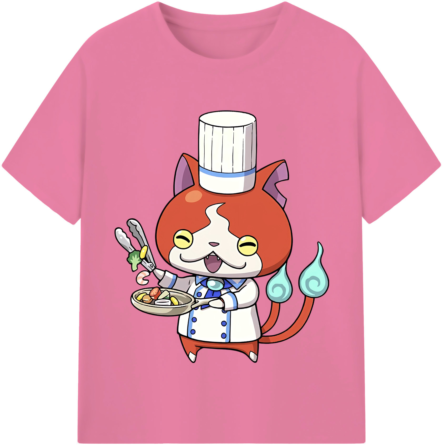 （画像用） 妖怪ウォッチ Yo-kai Watch 綿100％半袖Tシャツ（フロントプリント）